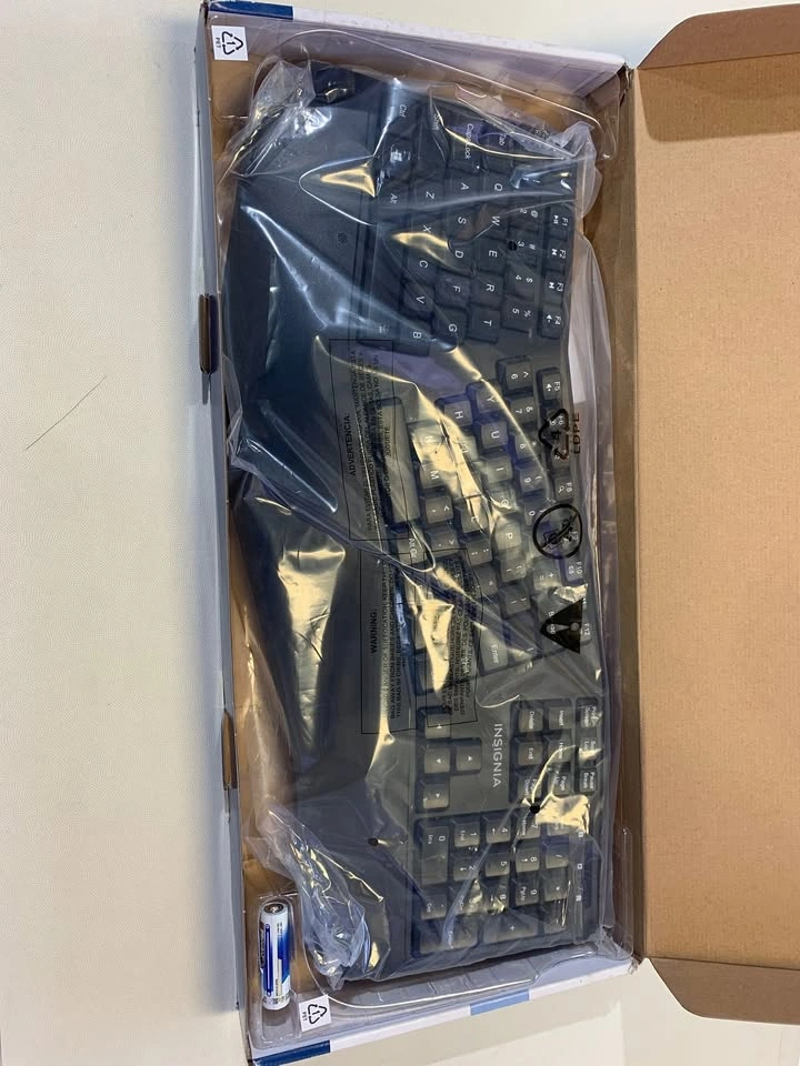 Insignia Ergonomic Wireless Keyboard (Never Used) - photo 3