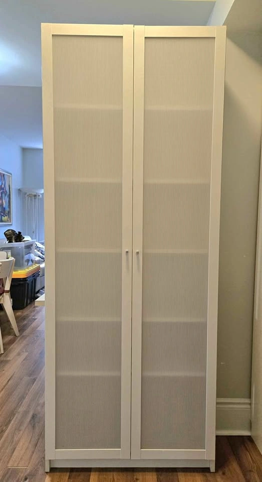IKEA Billy Bookcase with Frosted Doors