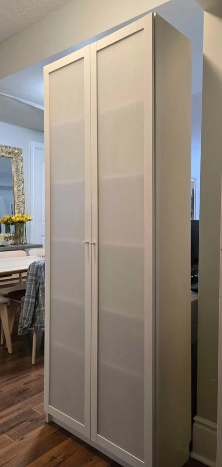 IKEA Billy Bookcase with Frosted Doors - photo 2