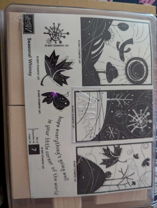 2007 Stampin' Up! "Seasonal Whimsy" stamp set - photo 3