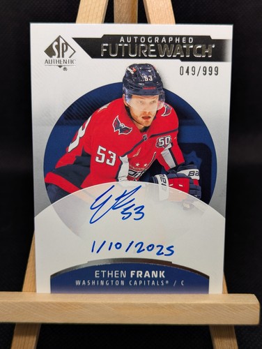 2025-26 Sp Authentic Ethan Frank Future Watch 49/999 Inscribed