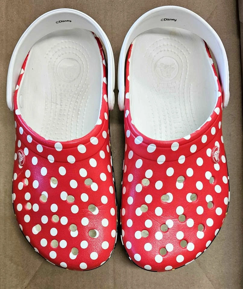 Authentic Disney Minnie Mouse Crocs Clogs - Women's 7 / Men's 5