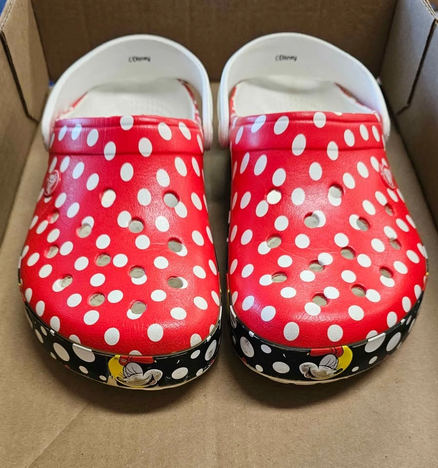 Authentic Disney Minnie Mouse Crocs Clogs - Women's 7 / Men's 5 - photo 2