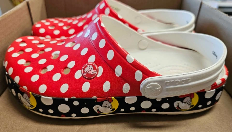 Authentic Disney Minnie Mouse Crocs Clogs - Women's 7 / Men's 5 - photo 3