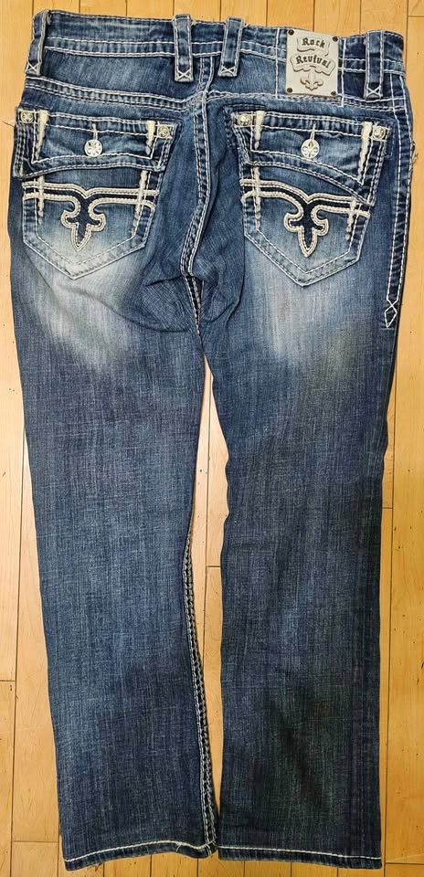Rock Revival Kenneth Alt Straight Men's Jeans - Size 31 - photo 2