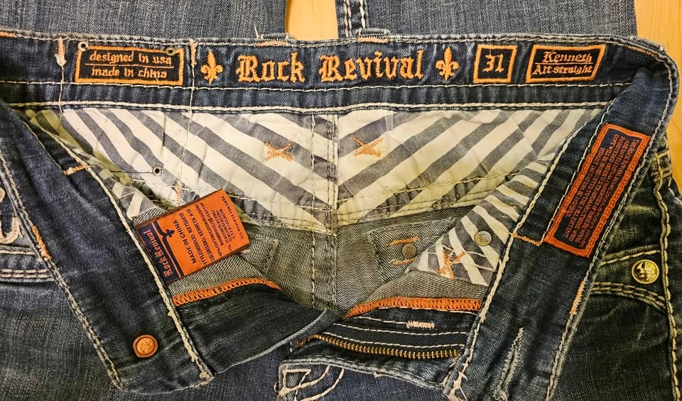 Rock Revival Kenneth Alt Straight Men's Jeans - Size 31 - photo 5