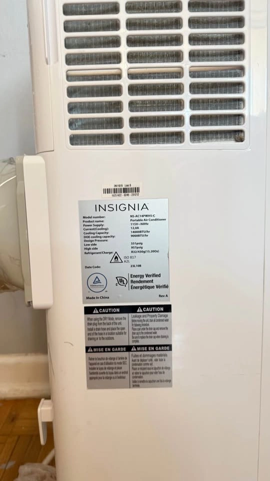 Insignia 14,000 BTU Portable Air Conditioner - photo 5