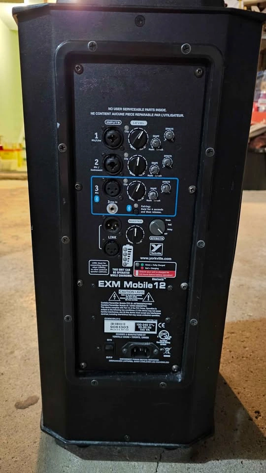 Matching Pair of Yorkville EXM Mobile 12 Portable PA Speakers - photo 2