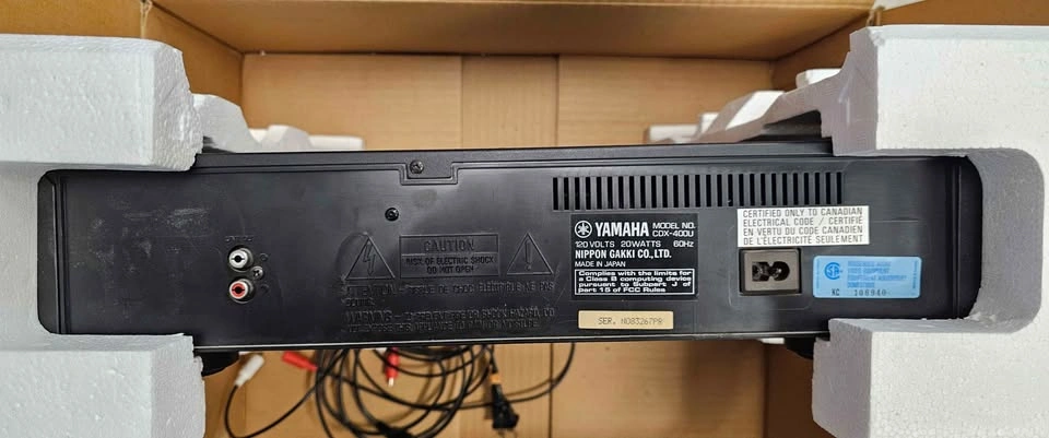 Vintage Yamaha CDX-400U Natural Sound CD Player - Brand New in B - photo 4