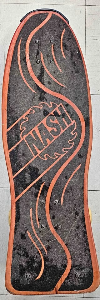 Rare Vintage 1980s Nash Heat Zone Skateboard w/ Dominion Wheels