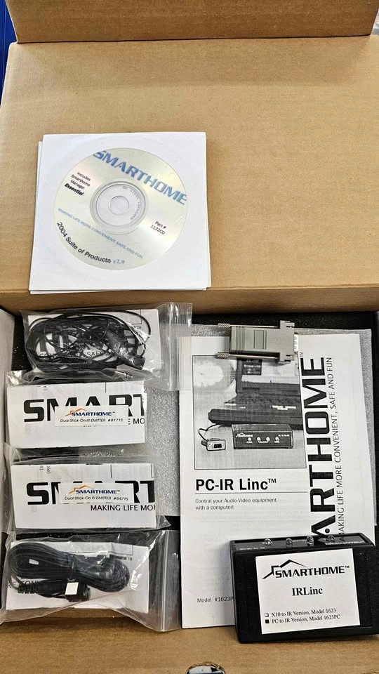 Genuine Smarthome IRLinc 1623PC Kit + 4x OEM Dual IR Emitters