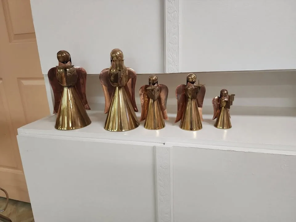 Vintage Brass Angels (set of 5) image indicator(4)