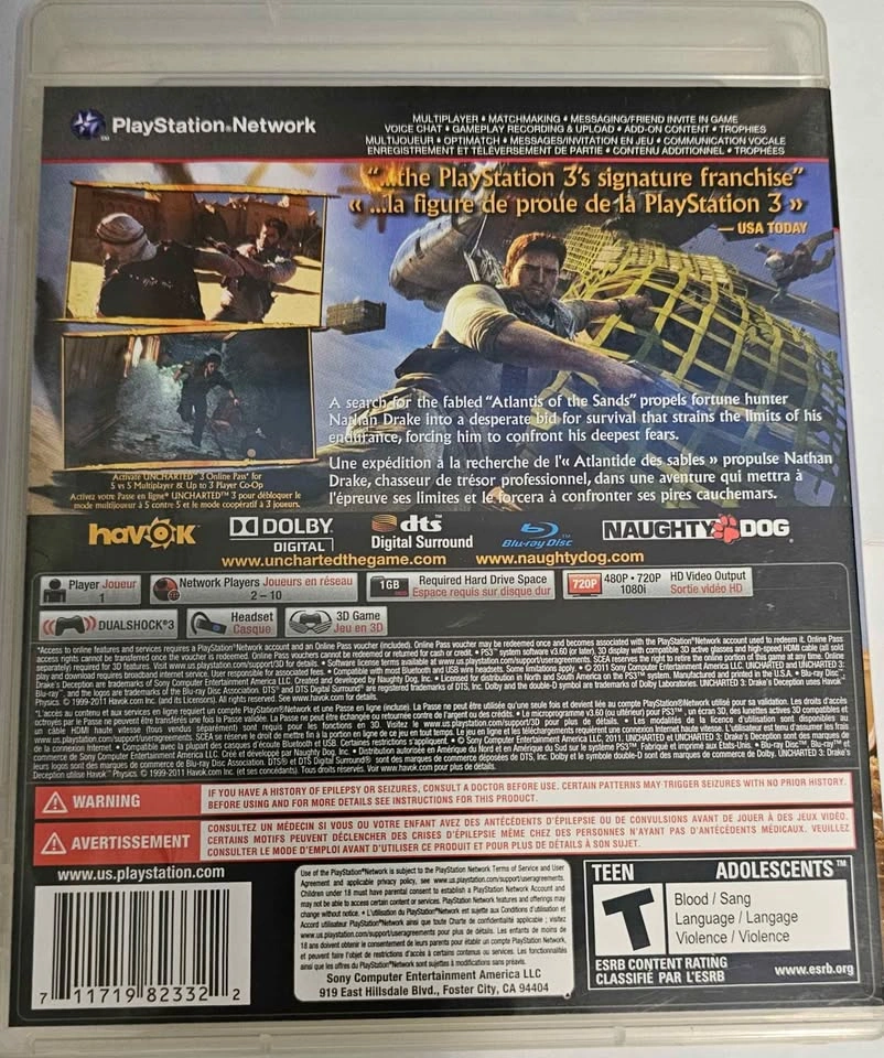 Uncharted 3: Drake's Deception (PS3) - photo 2