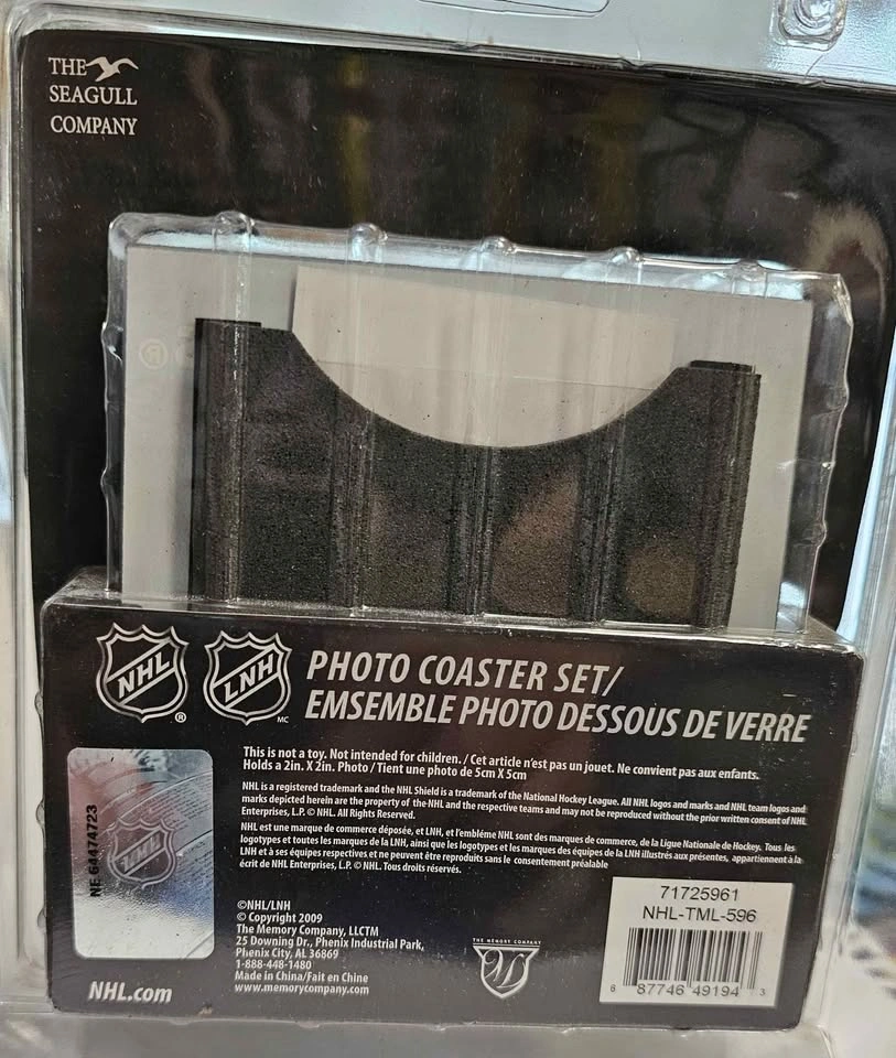 RARE 2009 Toronto Maple Leafs NHL Photo Coaster Set - photo 2