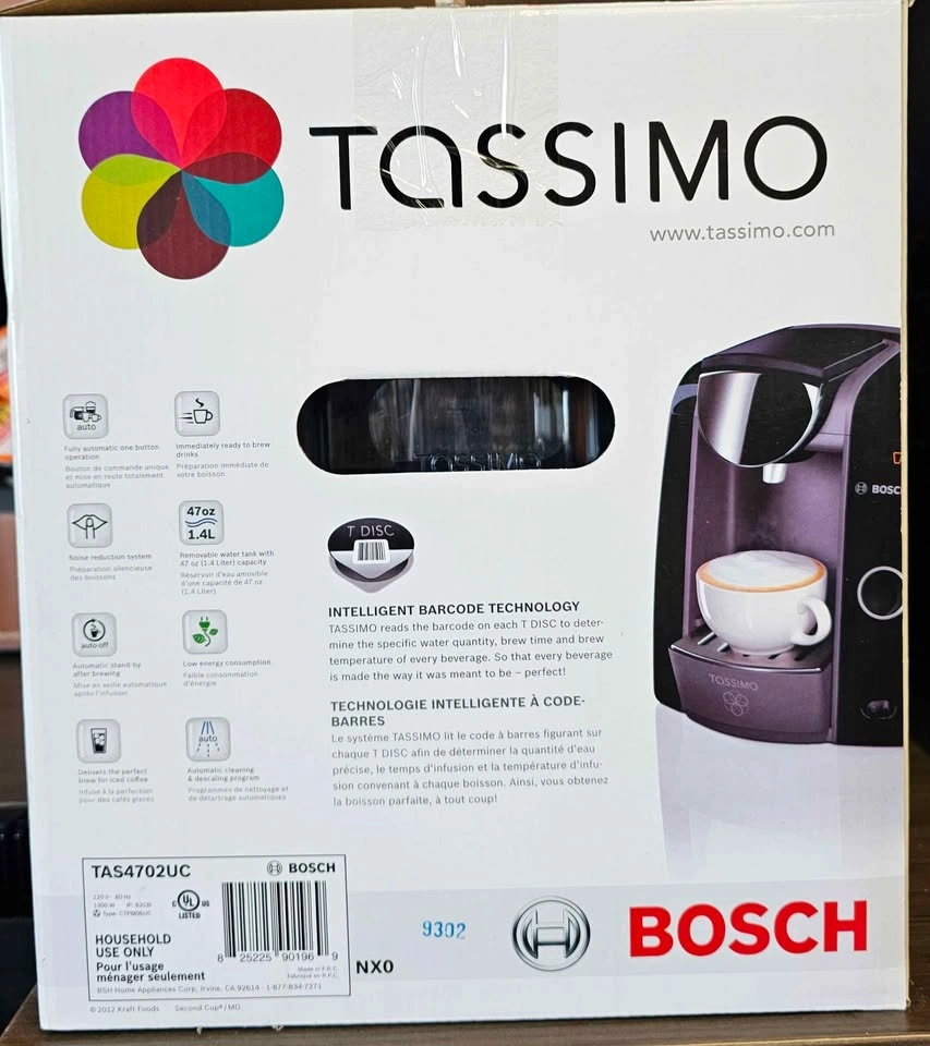 Bosch Tassimo T47 Single Cup Coffee Maker & Espresso Machine - photo 3