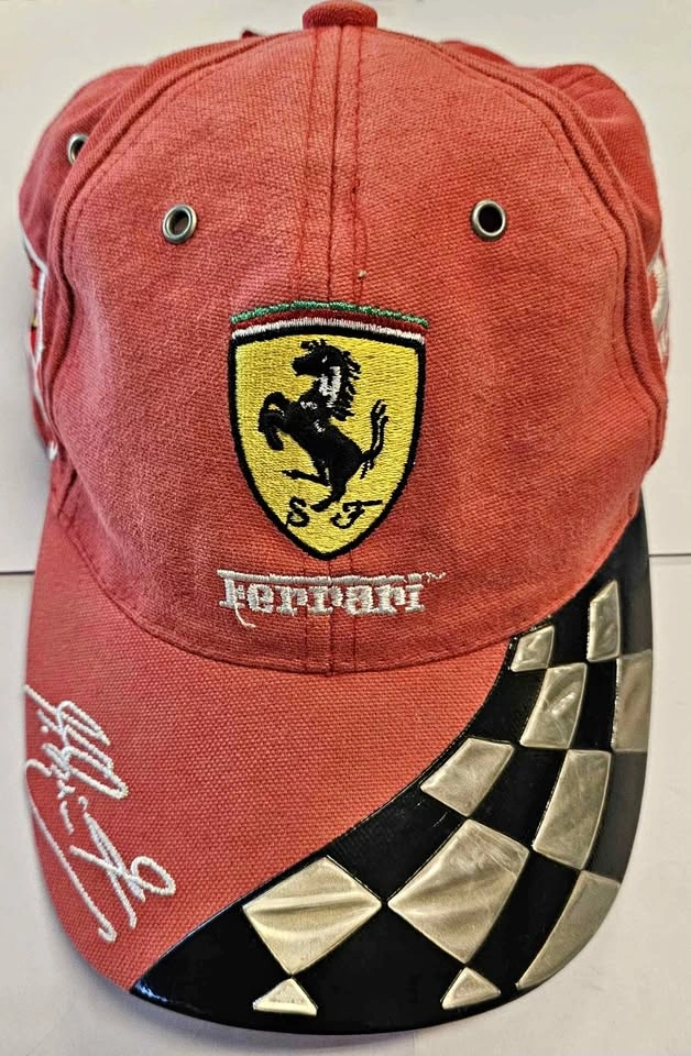 Vintage Style Michael Schumacher Ferrari F1 Racing Cap