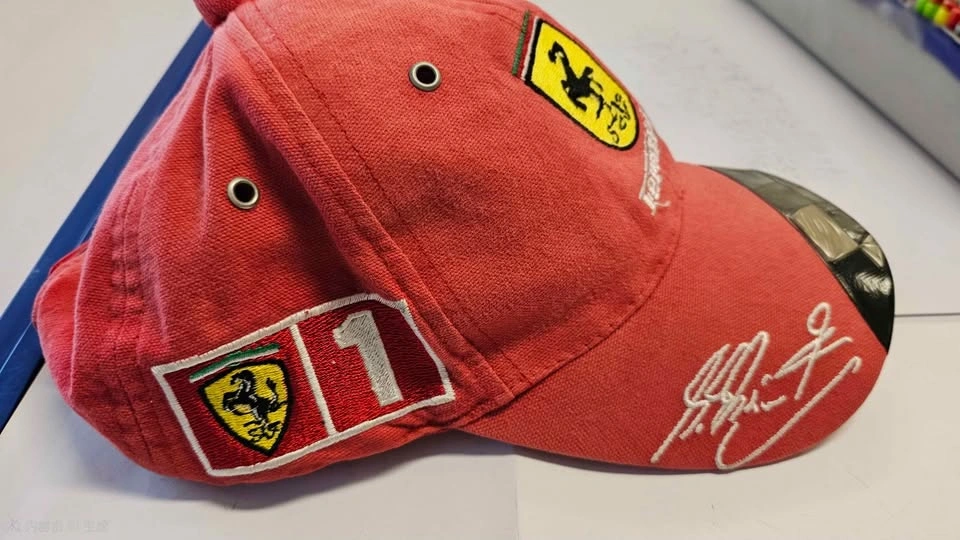 Vintage Style Michael Schumacher Ferrari F1 Racing Cap - photo 3