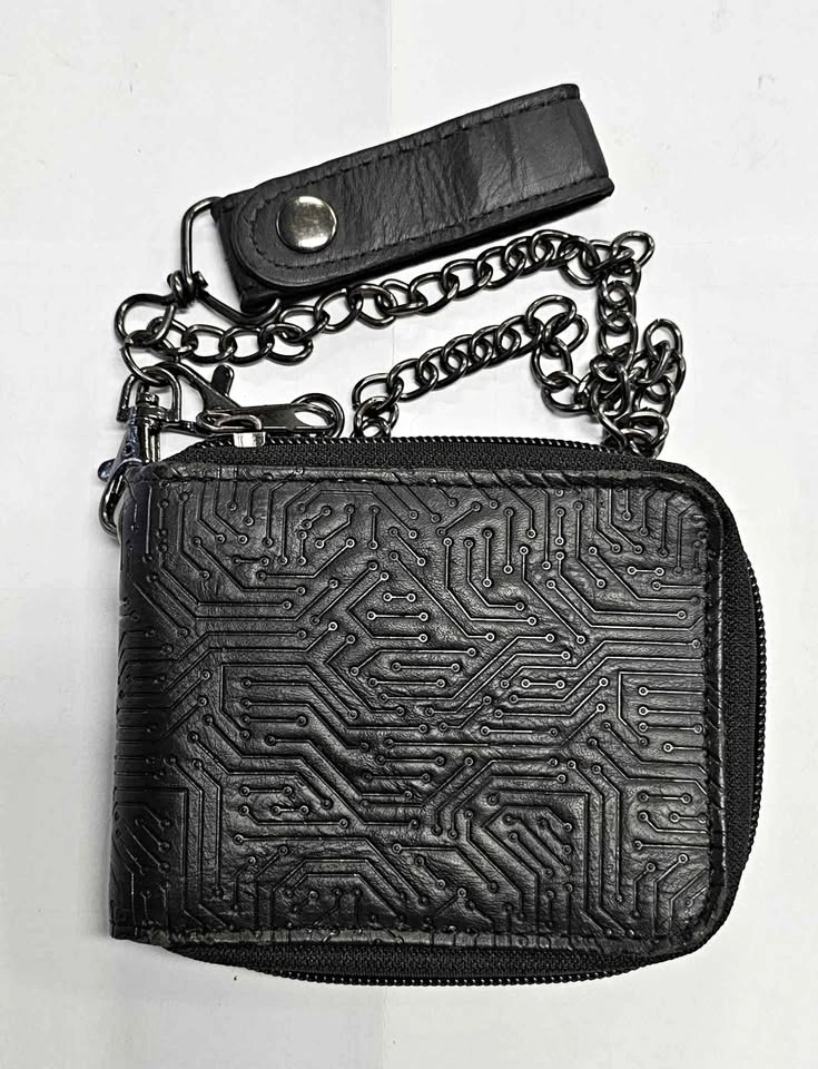 Brand New Genuine Dickies RFID Blocking Zippered Chain Wallet