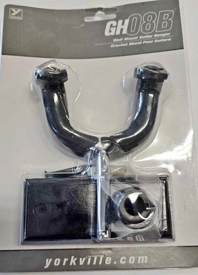 Brand New Yorkville GH08B Wall Mount Guitar Hanger