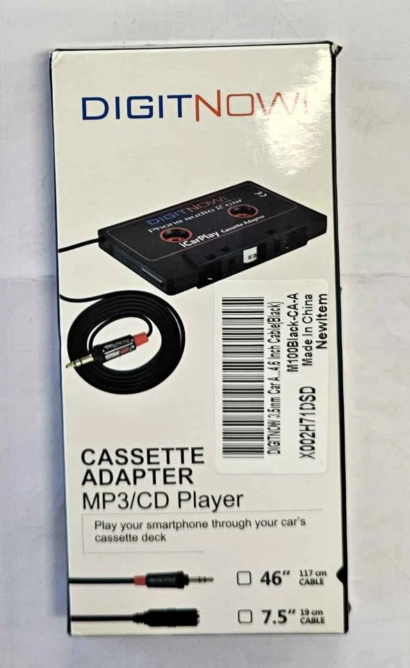 Brand New DIGITNOW! Car Cassette Adapter - 3.5mm Aux Audio Cable