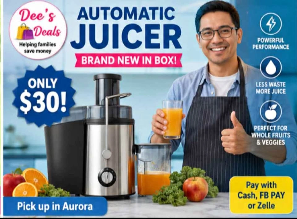 Automatic Juicer BRAND NEW IN BOX ONLY $30
