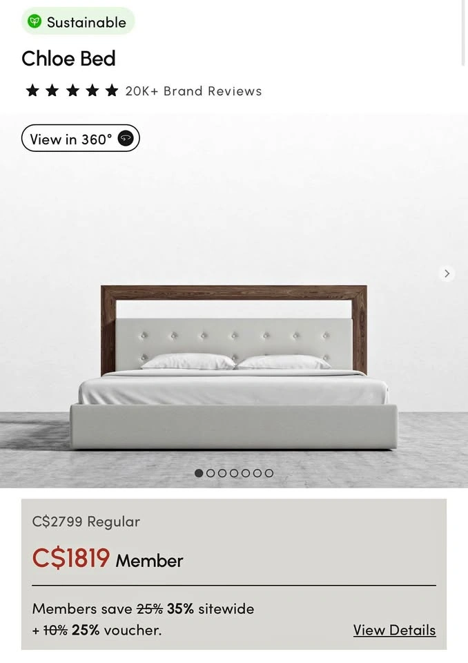 ROVE CONCEPT CHLOE BED KING SIZE