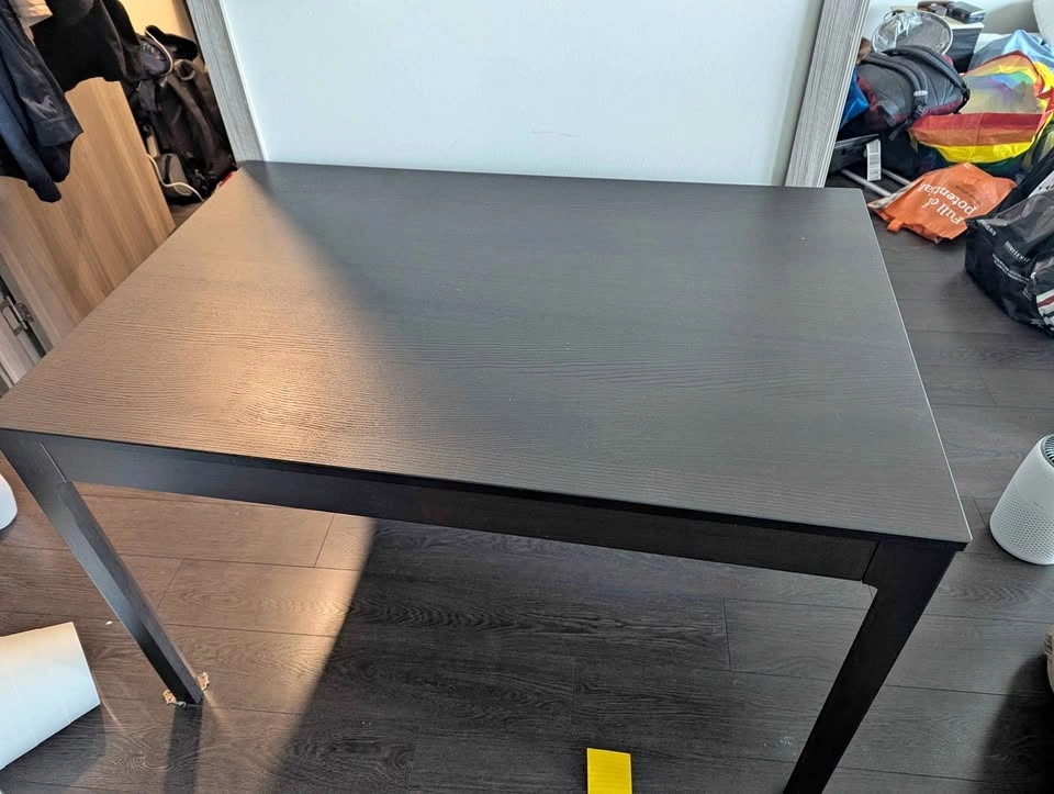 Ikea Dark Wood Desk