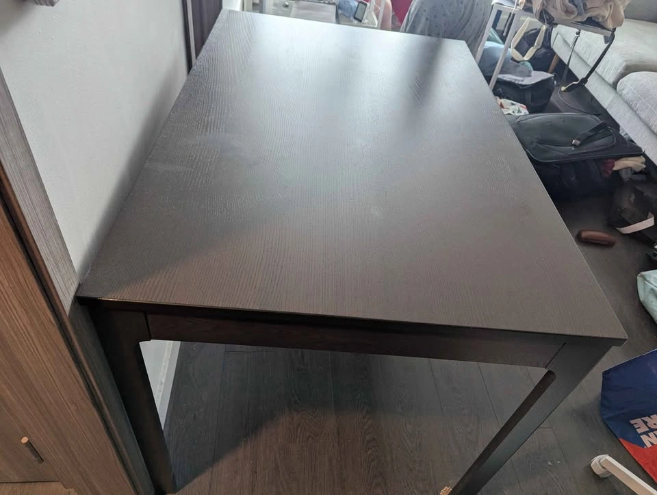 Ikea Dark Wood Desk - photo 2