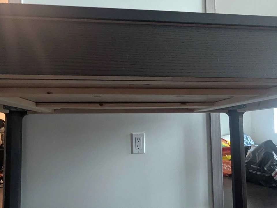 Ikea Dark Wood Desk - photo 4