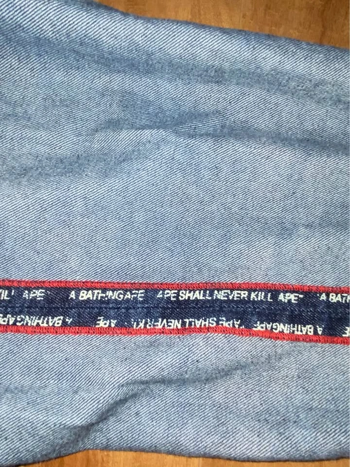 Authentic Vintage BAPE ape head regular fit denim - photo 4