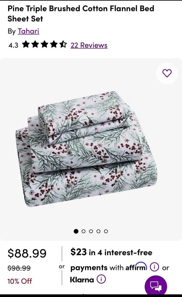 Bed sheet - full/double (Brand new) - photo 2