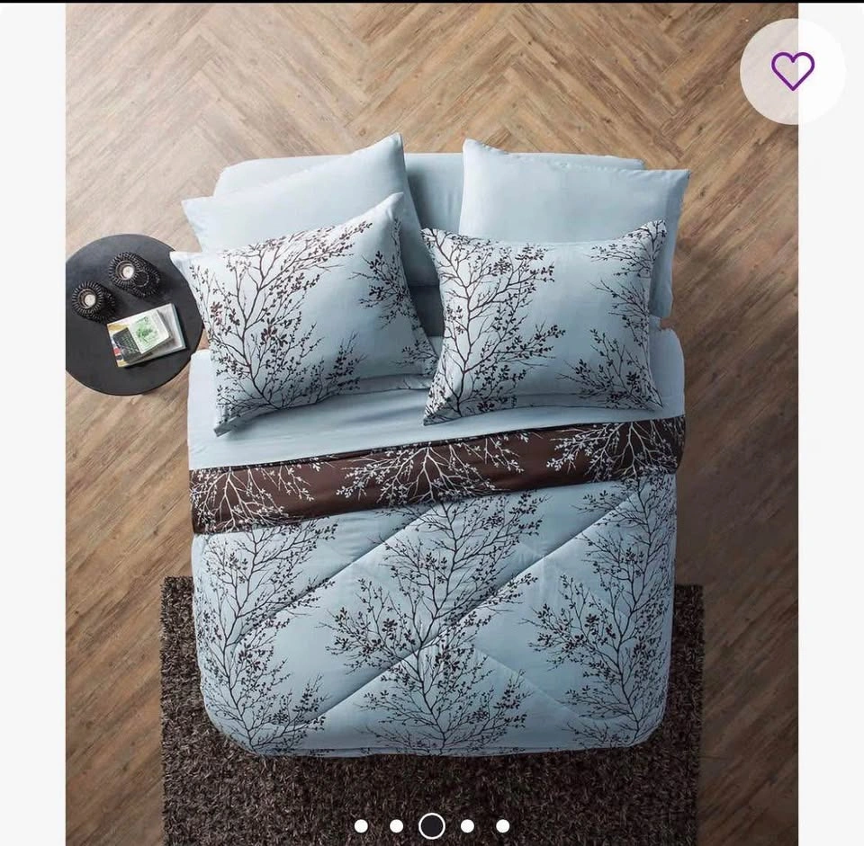 Brand new 8 pc queen comforter set - photo 4