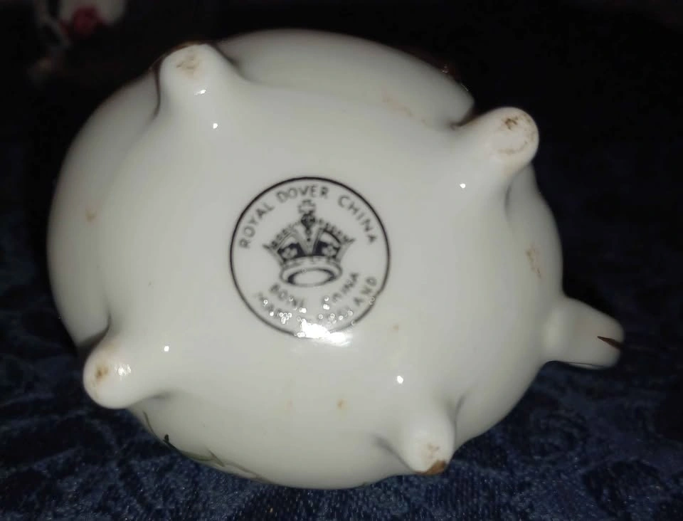 Royal Dover Bone China Creamer and Sugar Bowl Set with Tray - photo 2