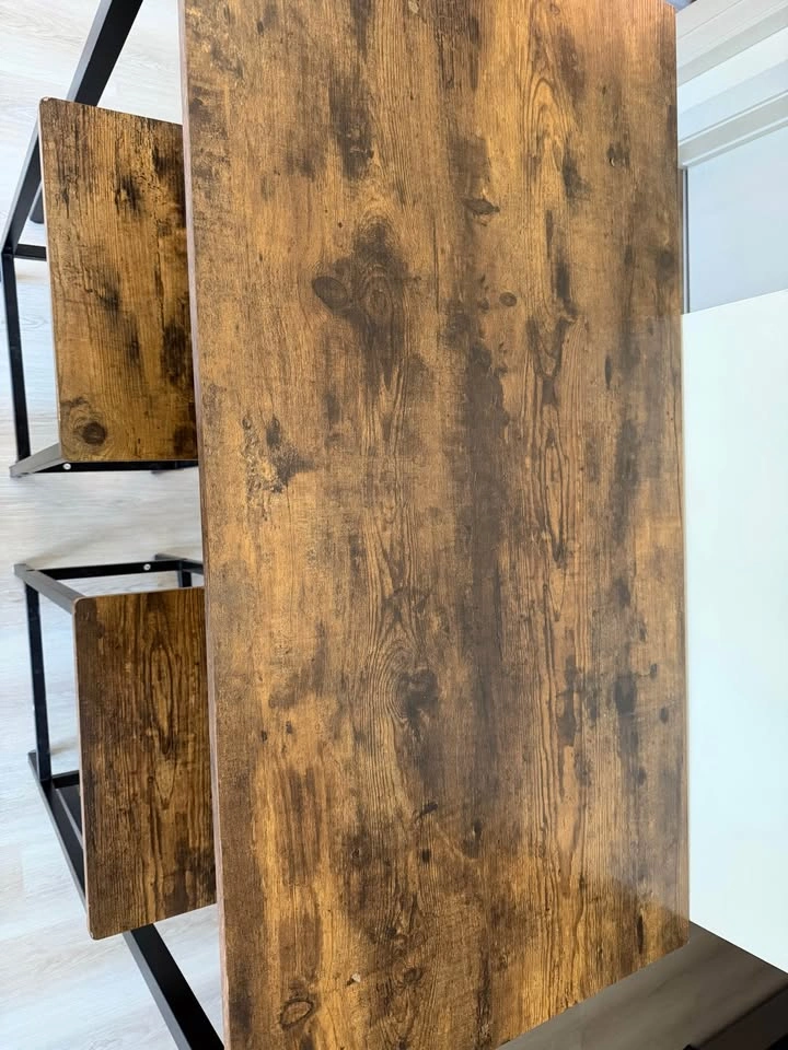 Rustic Brown Table Set - photo 3
