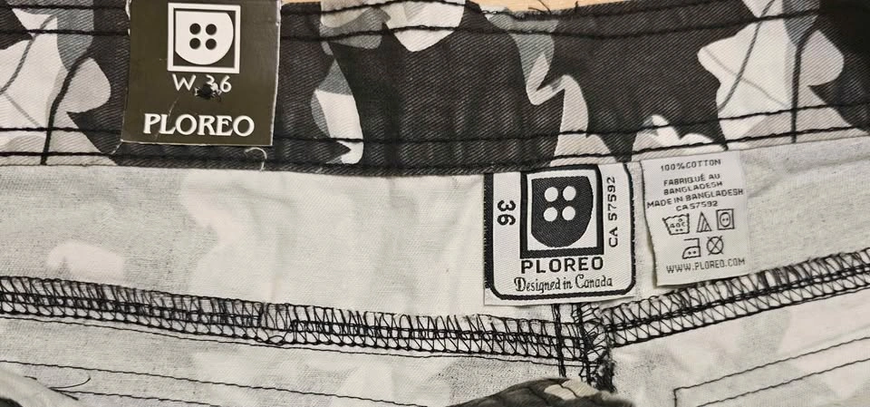 PLOREO Men’s Cargo Camo Shorts W36 — Belt Included - photo 3