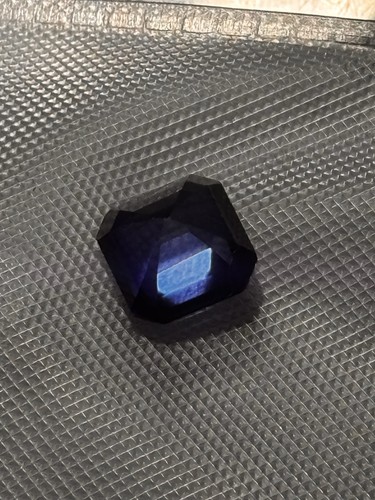 Natural Blue Sapphire 4.40 Ct GIE CERTIFIED SQUARE CUT GRADE AAA - photo 2
