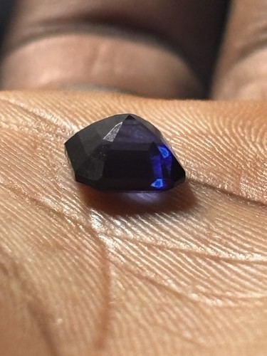 Natural Blue Sapphire 4.40 Ct GIE CERTIFIED SQUARE CUT GRADE AAA - photo 4