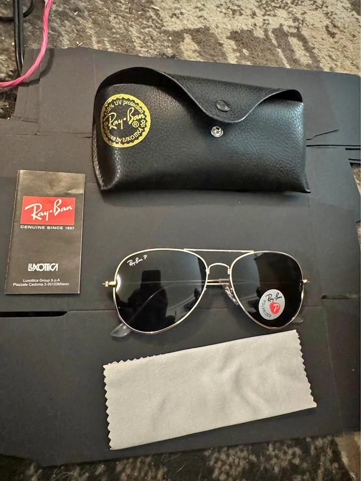 Classic Ray-Ban RB3025 G-15 Aviator Sunglasses Gold