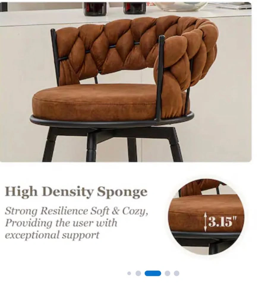 DYHOME swivel bar chairs (set of 2) - photo 2