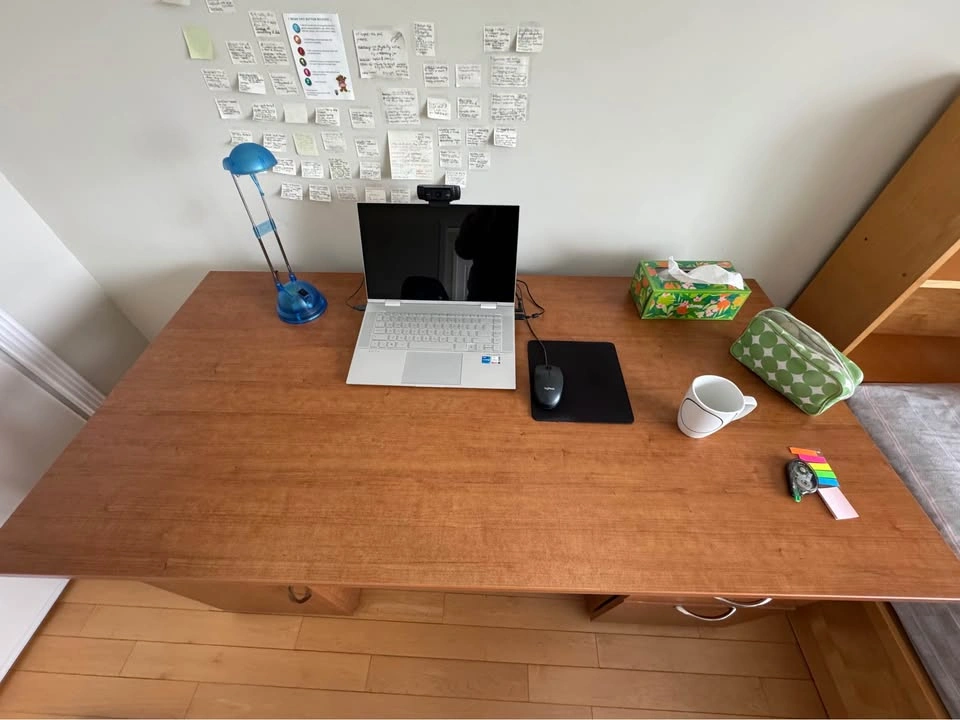 Wooden Desk - 60.2”W x 29.5”H x 30.2”D - photo 4