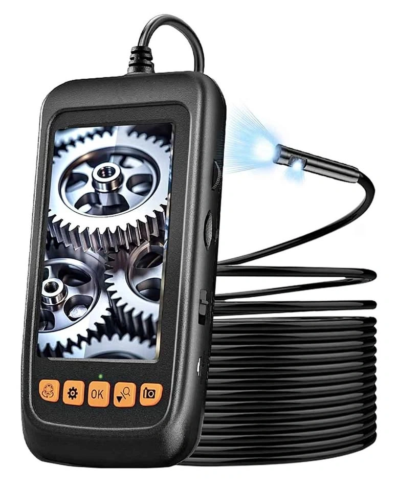 Dual Lens Endoscope Camera 4.3 inch 1920P HD Inspection Scope