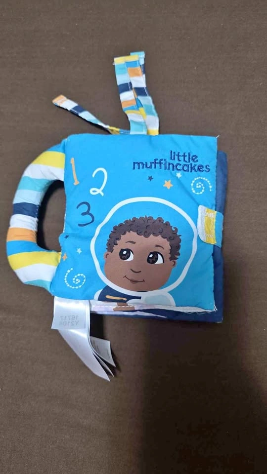 Little Muffincakes Astronaut Soft Cloth Baby Book
