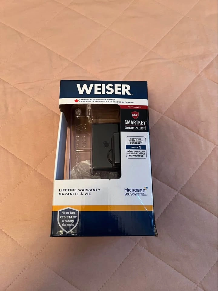 Brand New Weiser Grade 1 Deadbolt with SmartKey Security - photo 2