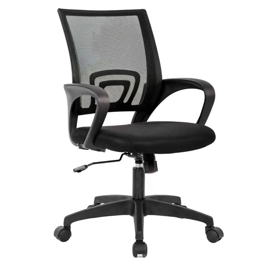 Modern Industrial Computer Desk & Ergonomic Mesh Office Chair - photo 5