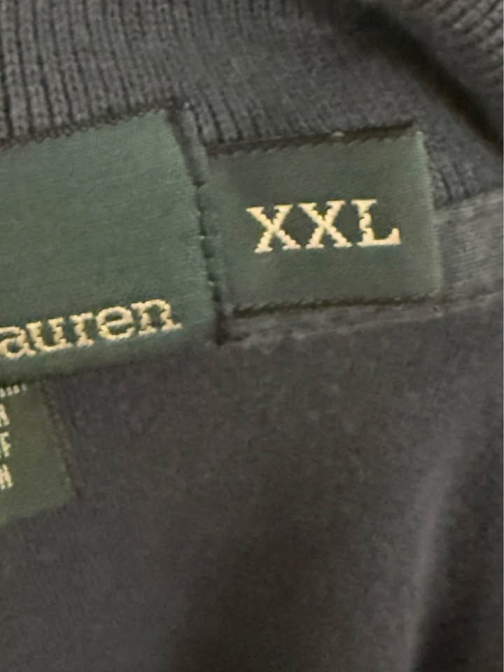 Ralph Lauren Orange Pony Polo Dark Navy Blue 2X - photo 3