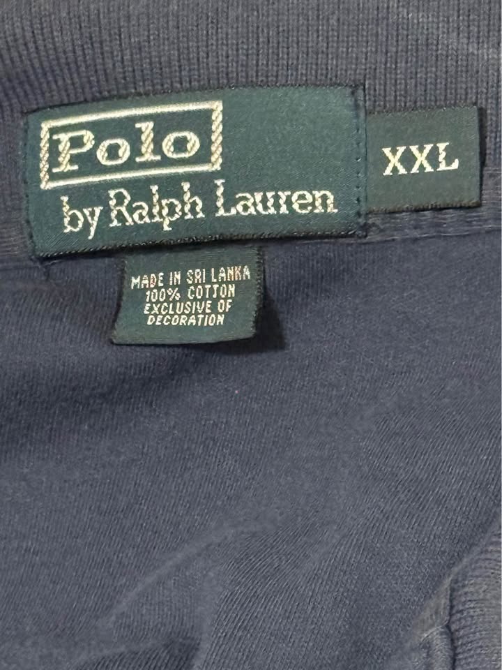 Ralph Lauren Orange Pony Polo Dark Navy Blue 2X - photo 5