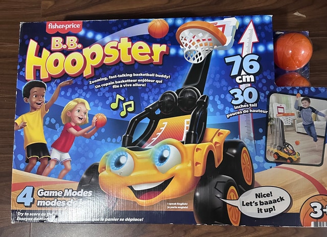 PRICE DROP!! BNIB Fisher price Hoopster basketball car