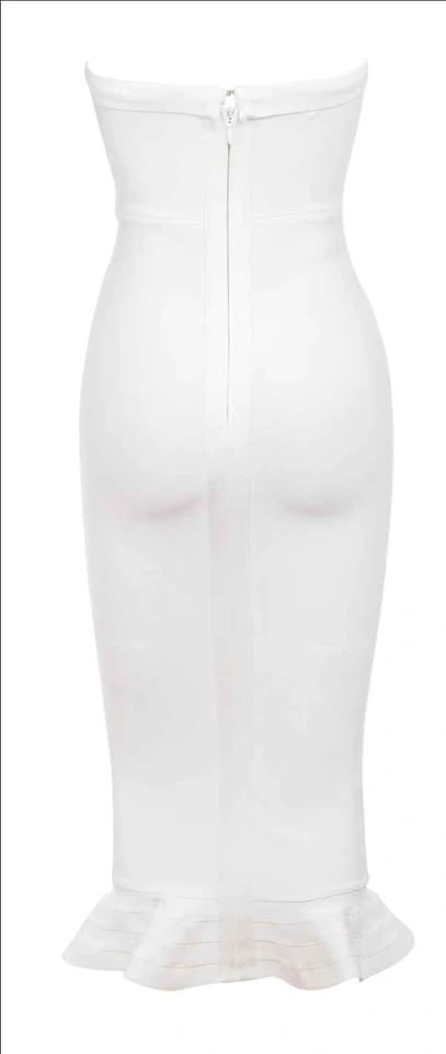 White Bandage Midi Dress - photo 3