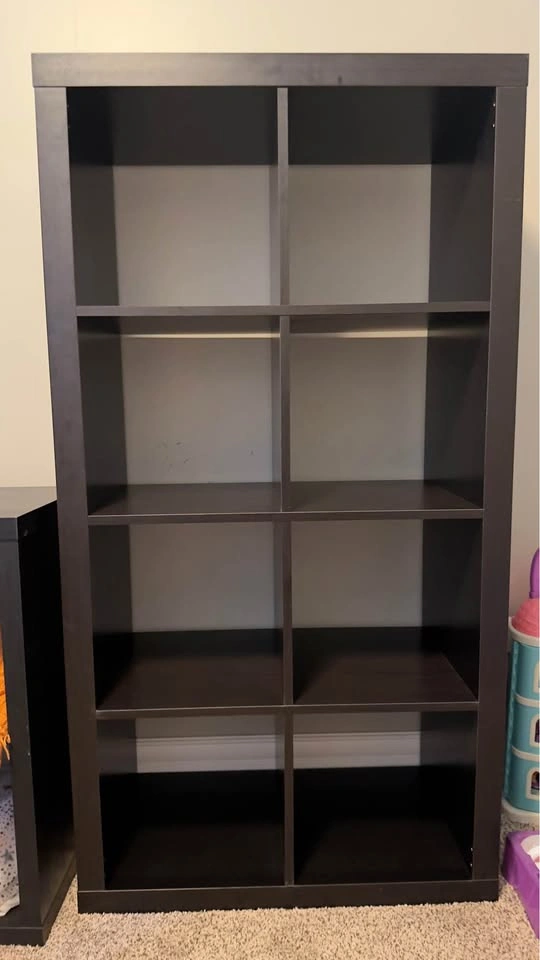 IKEA Kallax shelf and desk - photo 2