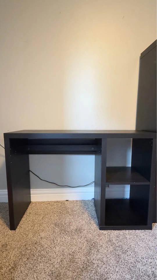 IKEA Kallax shelf and desk - photo 4